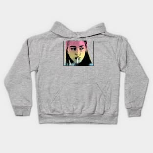 Aesthetic Cigarette Girl ∆∆∆∆ Graphic Design/Illustration Kids Hoodie